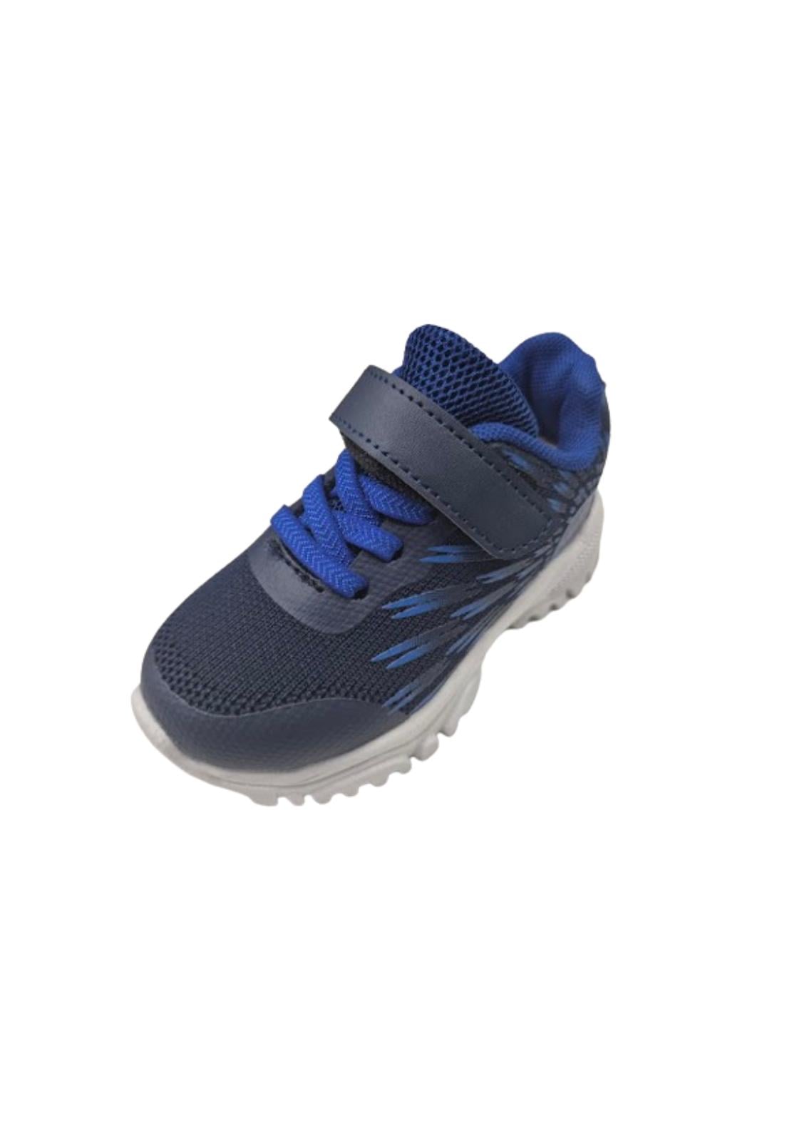 ZAPATILLAS NIÑO VINNYS OUTLET DEPORTIVAS CASUALES AZUL VELCRO - 1