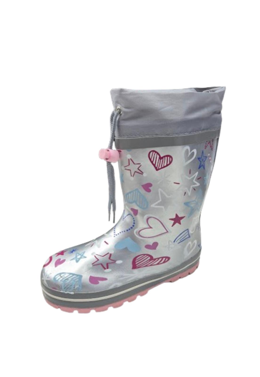 BOTAS NIÑA VINNYS OUTLET ROSA AGUA LLUVIA - 1