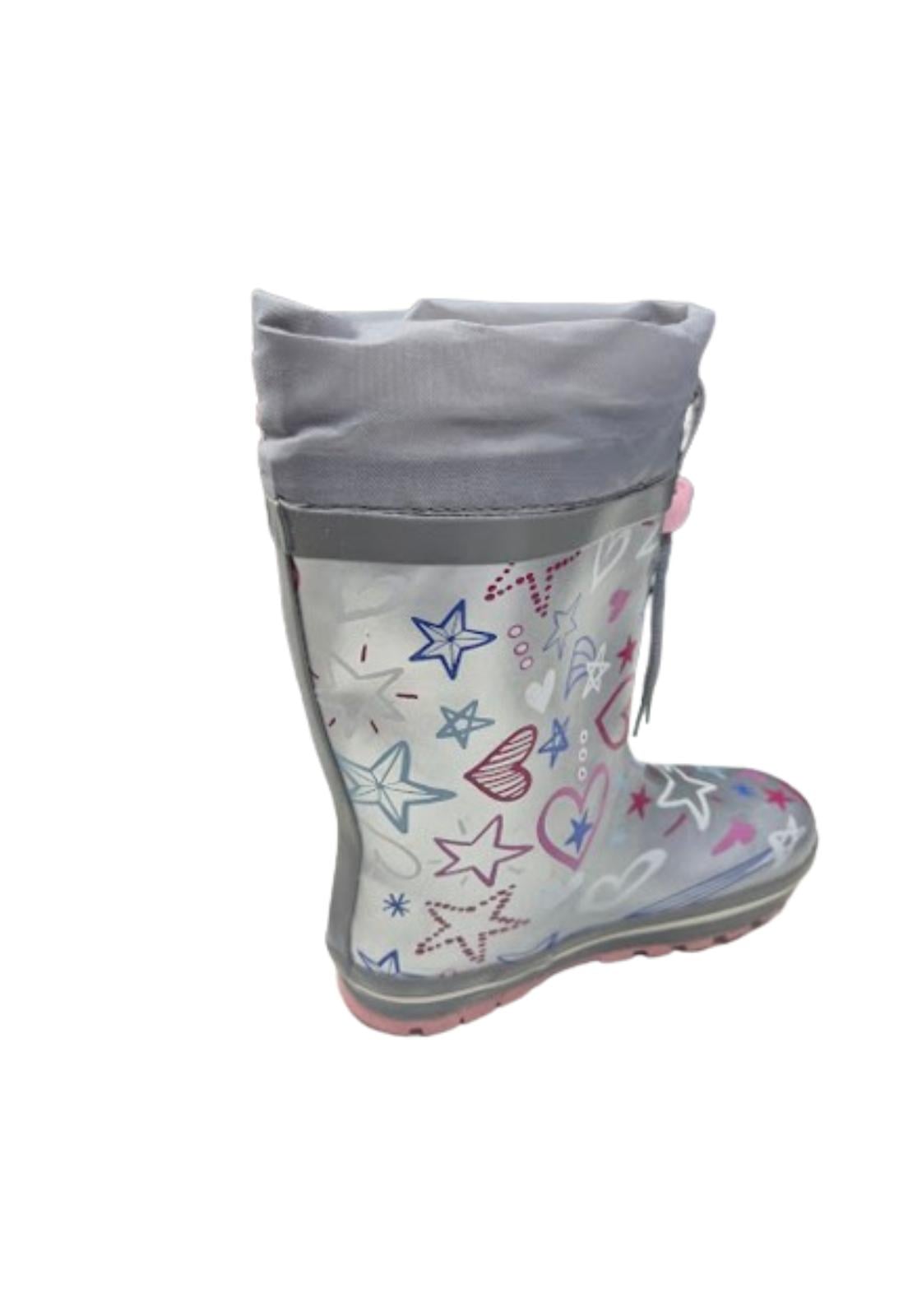 BOTAS NIÑA VINNYS OUTLET ROSA AGUA LLUVIA - 2