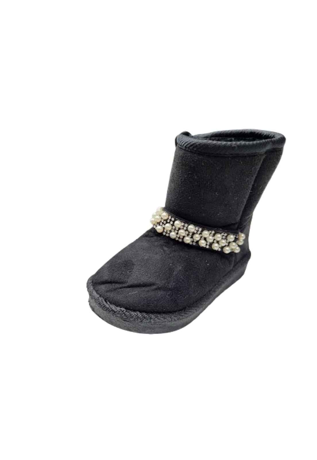 BOTAS NIÑA VINNYS OUTLET NEGRO CHIPORRO - 1