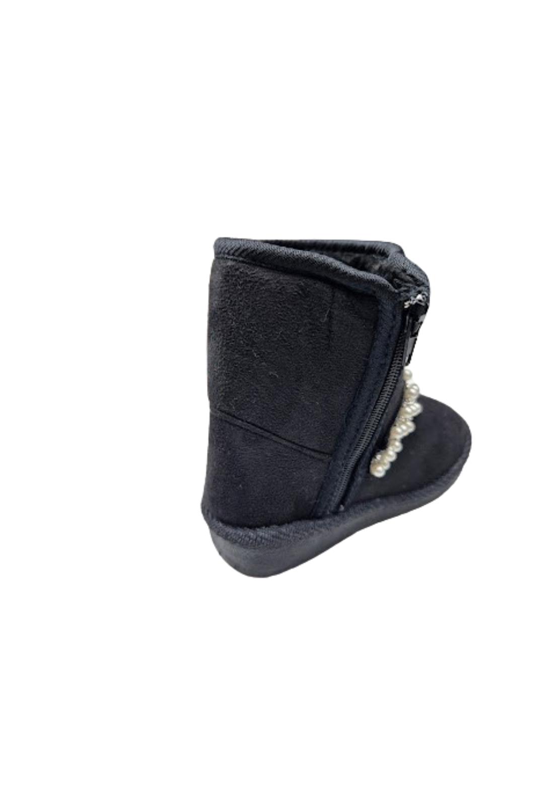 BOTAS NIÑA VINNYS OUTLET NEGRO CHIPORRO - 2