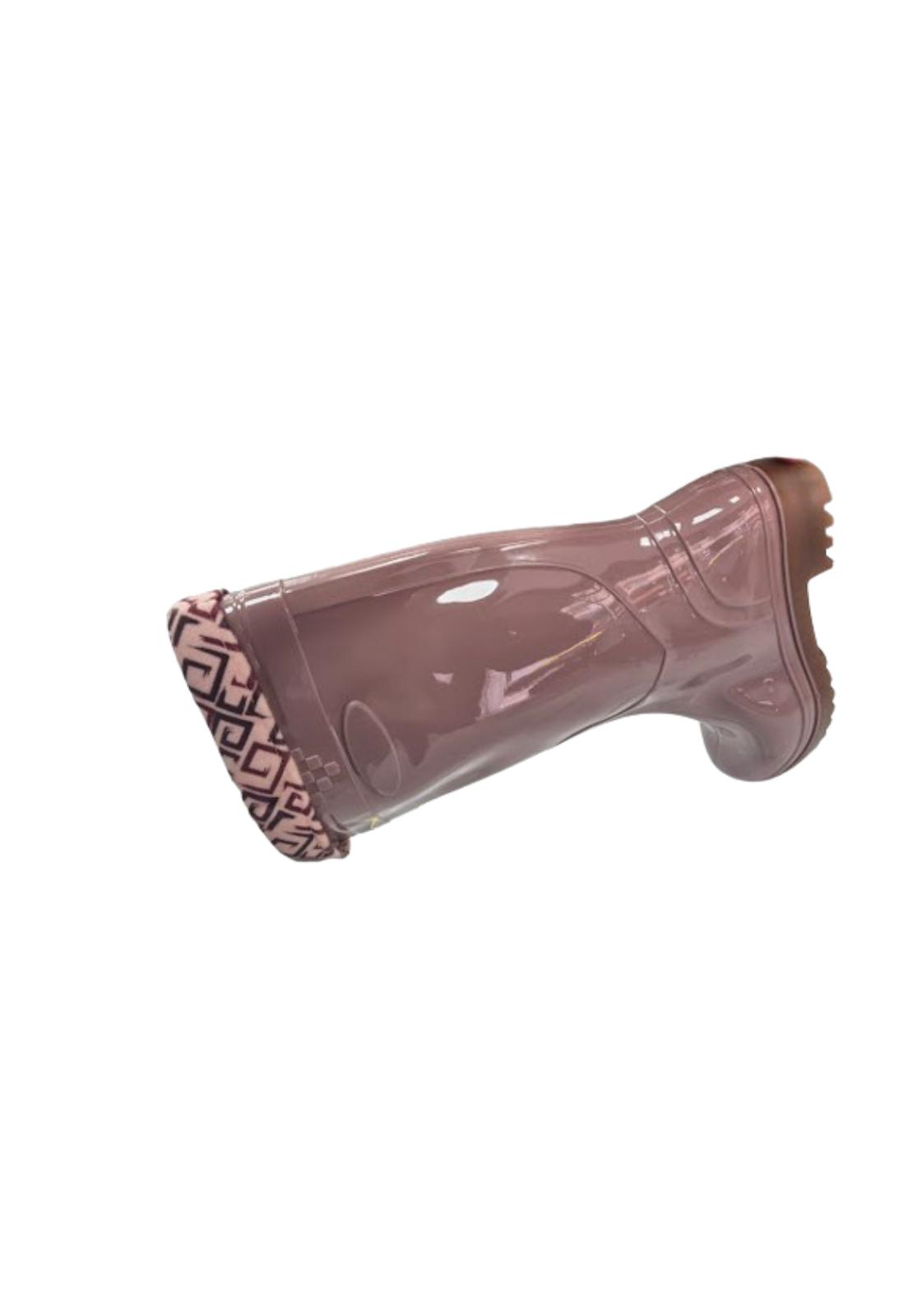 BOTA DE AGUA LLUVIA MUJER BEIGE - 3