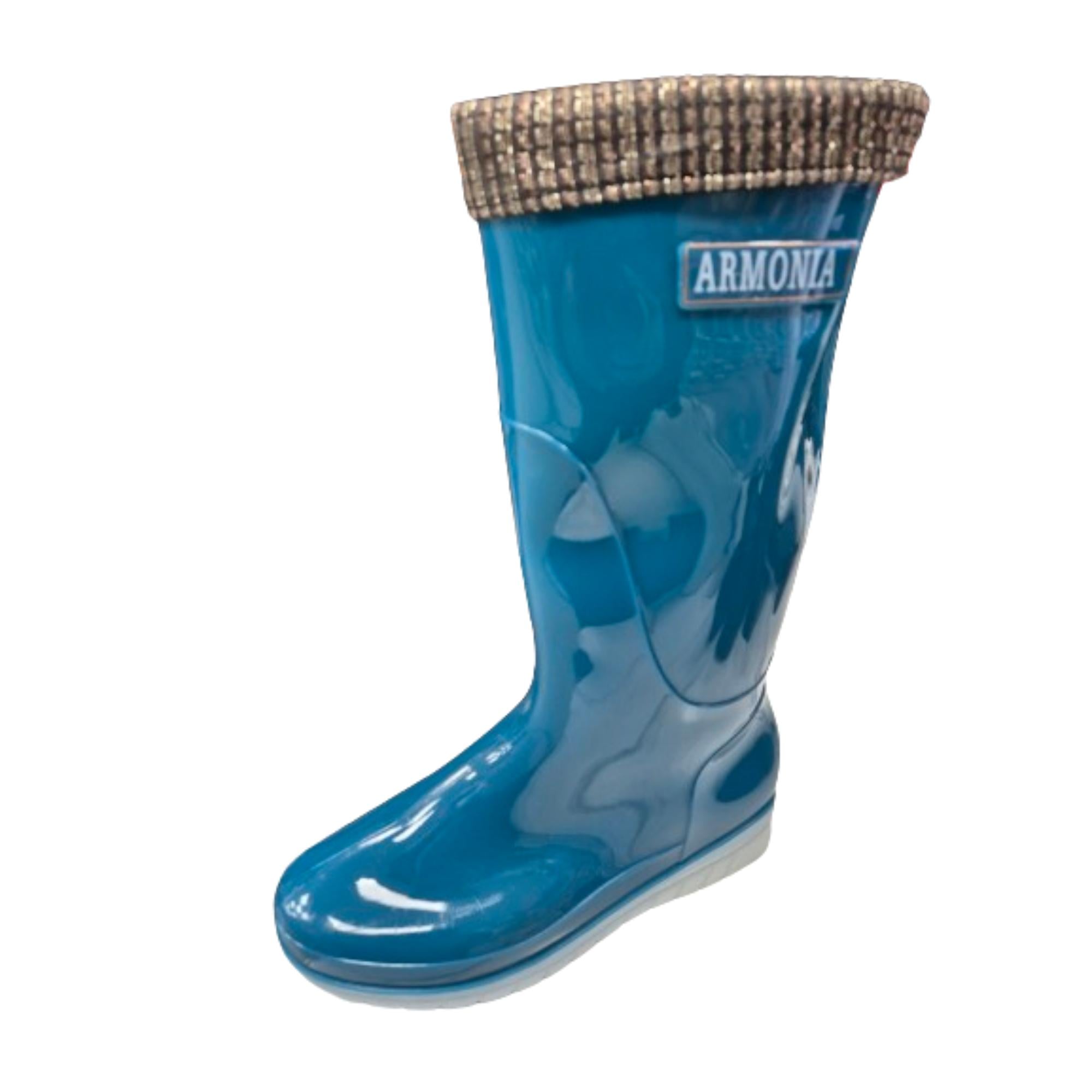 BOTAS MUJER VINNYS OUTLET TURQUESA AGUA LLUVIA - 1