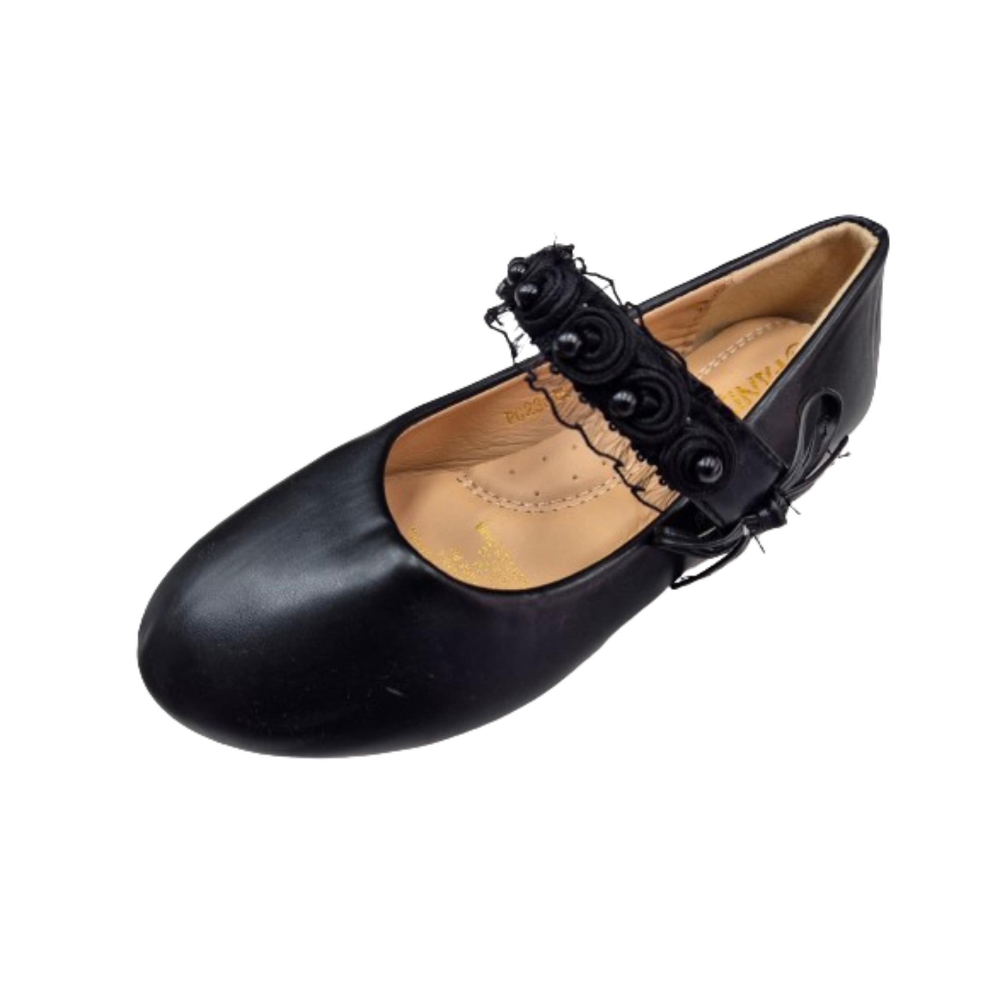 ZAPATO NEGRO NIÑA CUECA - 1