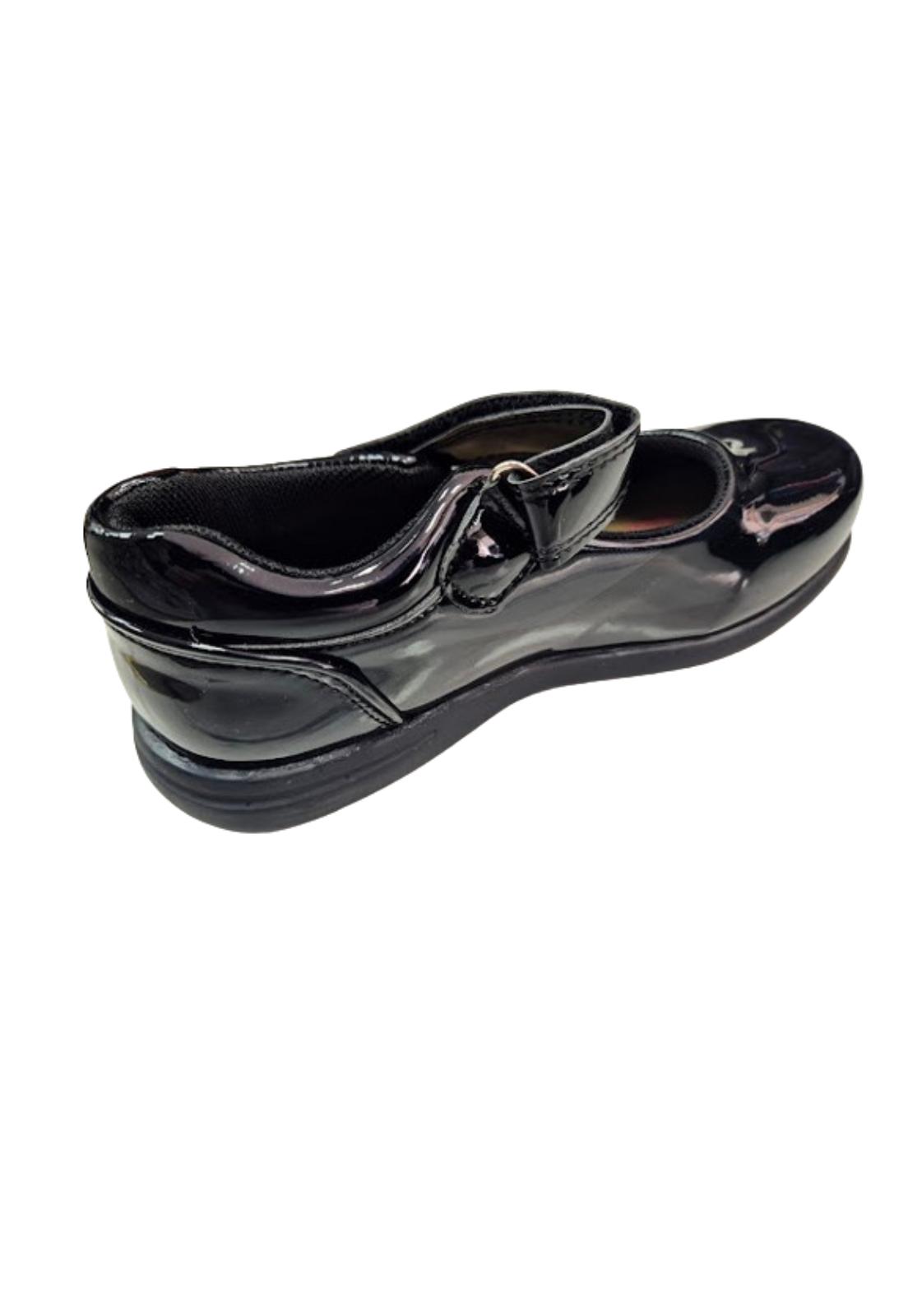 ZAPATO CHAROL CUECA NEGRO NIÑA - 2