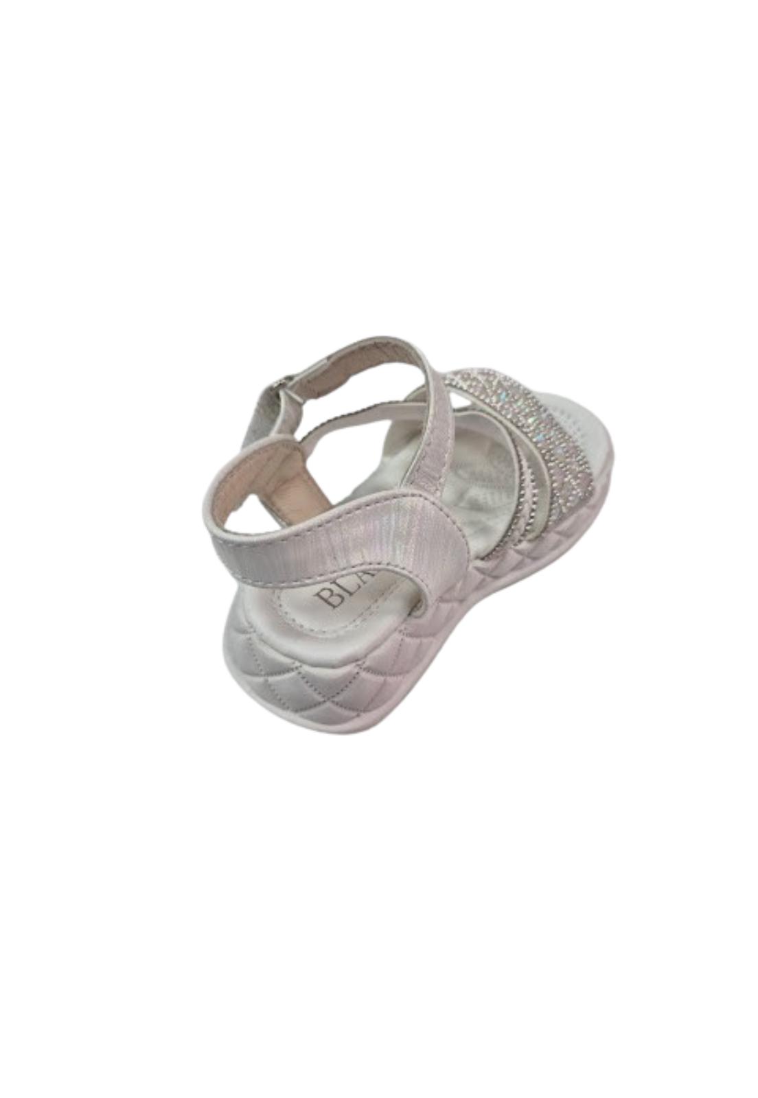 SANDALIA NIÑA VINNYS OUTLET BLANCO BRILLANTE - 2