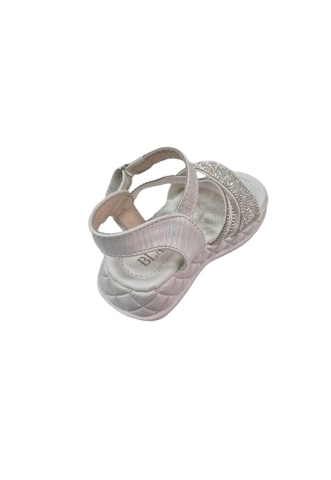 SANDALIA NIÑA VINNYS OUTLET BLANCO BRILLANTE - 2