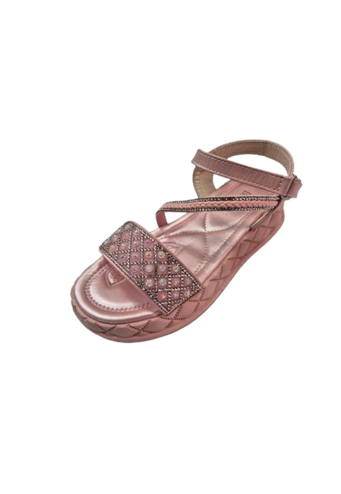 SANDALIA NIÑA VINNYS OUTLET ROSADO BRILLANTE - 1