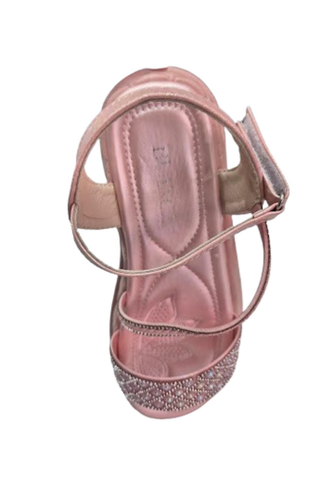 SANDALIA NIÑA VINNYS OUTLET ROSADO BRILLANTE - 3