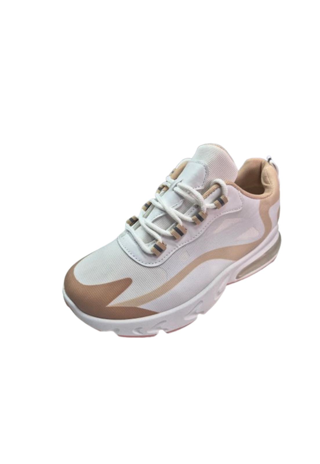 ZAPATILLA URBANA MUJER BEIGE - 1