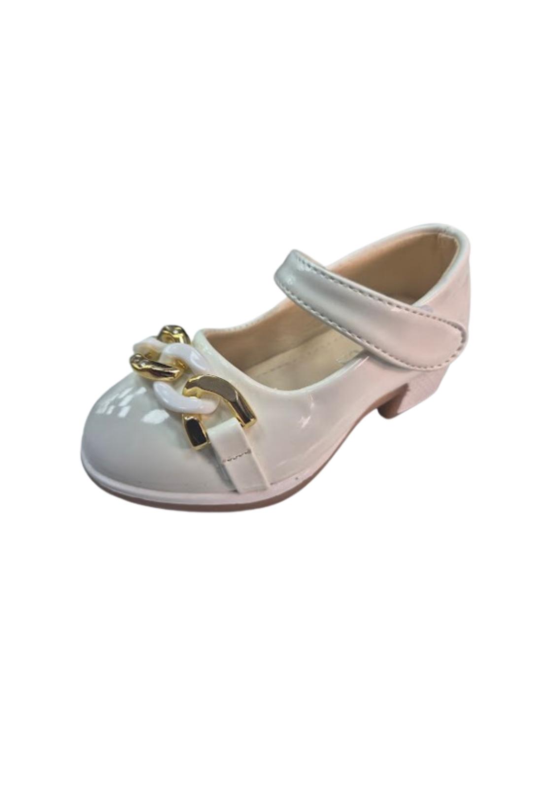 ZAPATO CHAROL NIÑA BLANCO - 1
