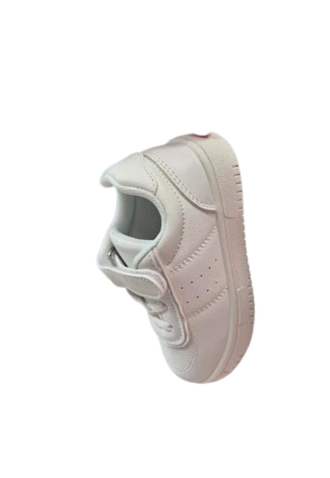 ZAPATILLA ESCOLAR VELCRO BLANCO NIÑO NIÑA - 2