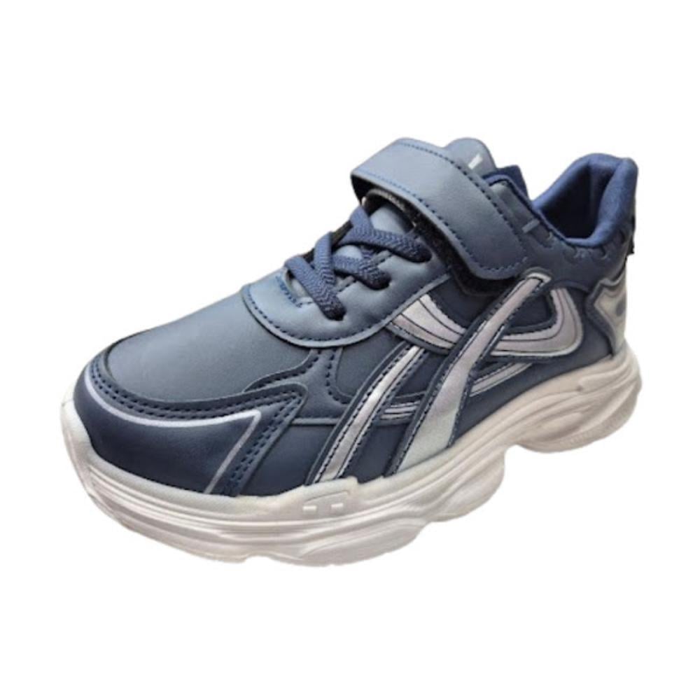 ZAPATILLA URBANA NIÑO AZUL VELCRO - 2