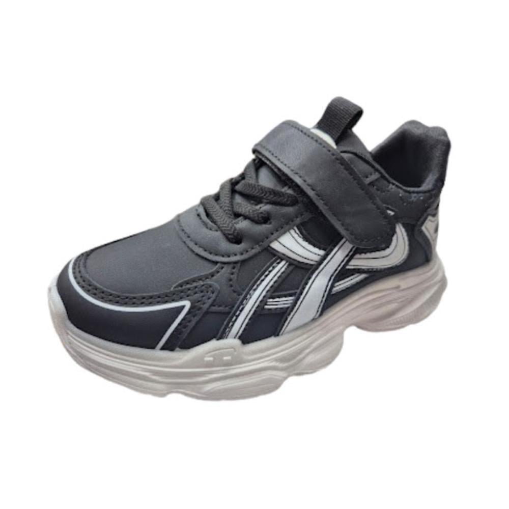 ZAPATILLA DEPORTIVA ESCOLAR NIÑO NEGRO - 2