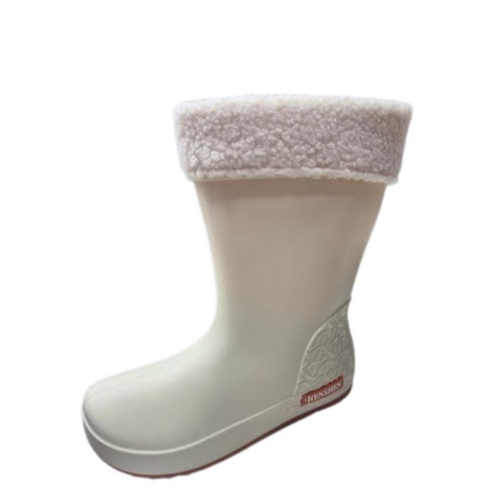 BOTA DE AGUA LLUVIA MUJER BEIGE - 1