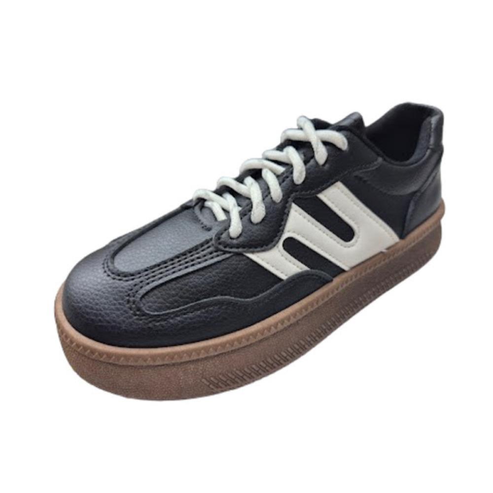 ZAPATILLA URBANA CASUAL MUJER NEGRO - 2