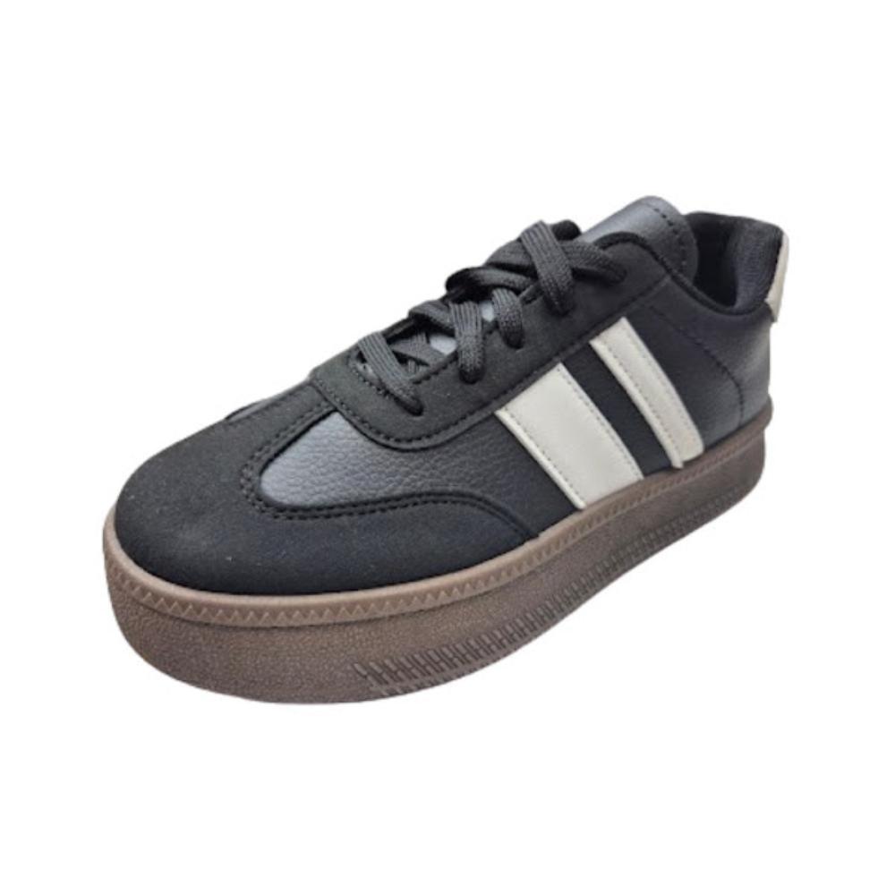 ZAPATILLA URBANA CASUAL MUJER NEGRO - 2