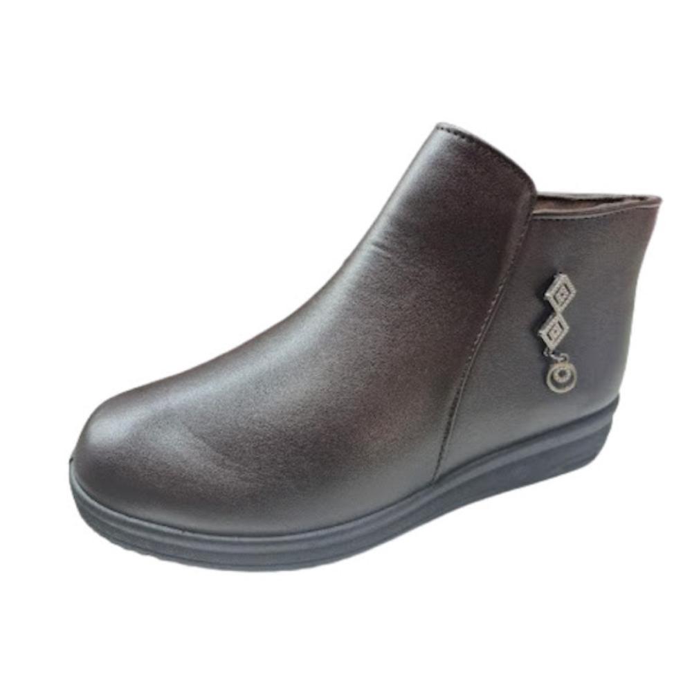 BOTA DE INVIERNO MUJER MARRÓN - 1