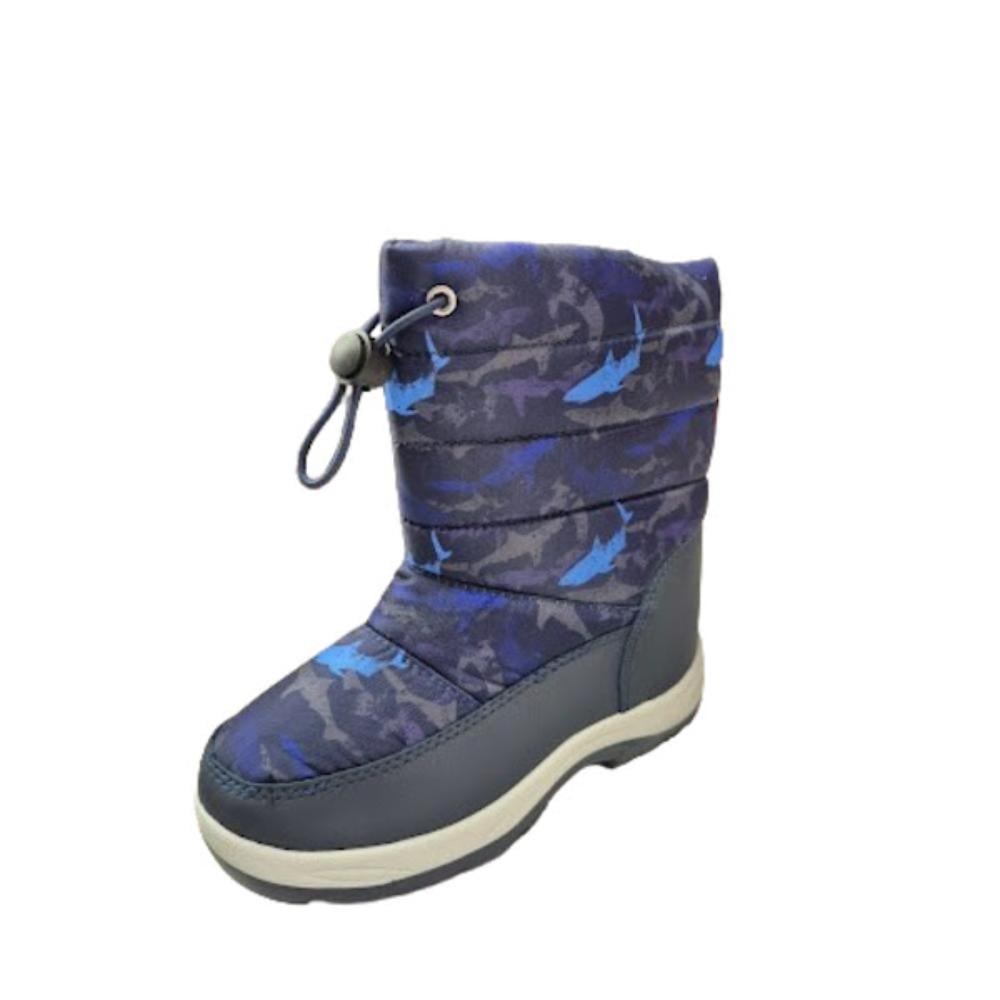 BOTA IMPERMEABLE NIEVE NIÑO AZUL - 1