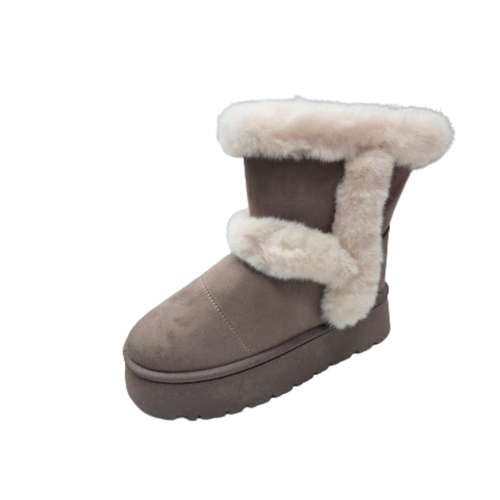BOTA DE INVIERNO MUJER CAMEL - 1