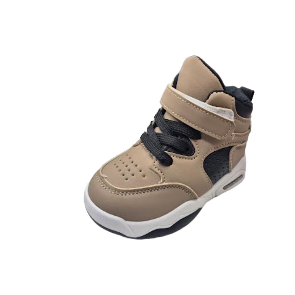 ZAPATILLA URBANA NIÑO CON CAÑA CAMEL - 1