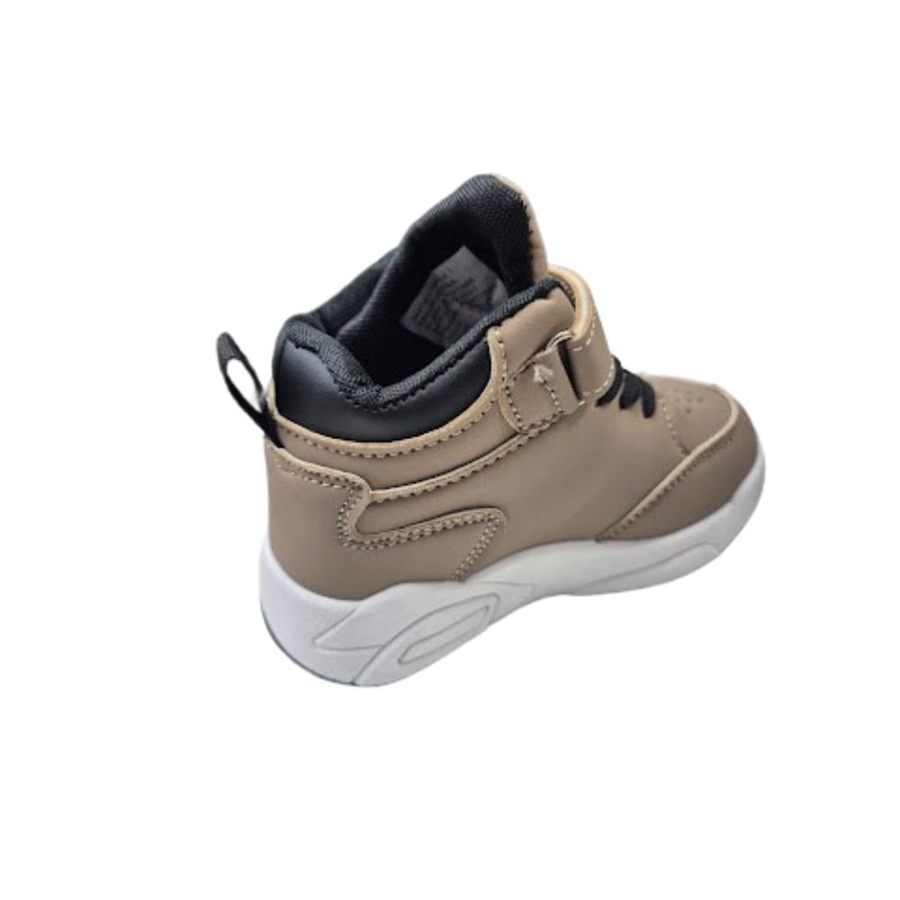 ZAPATILLA URBANA NIÑO CON CAÑA CAMEL - 2