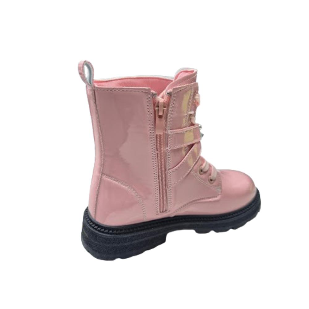 BOTA DE INVIERNO NIÑA CHAROL ROSADO - 2
