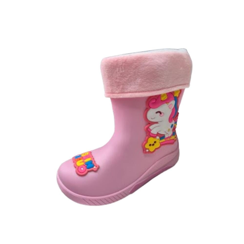 BOTA DE LLUVIA NIÑA ROSADO - 1