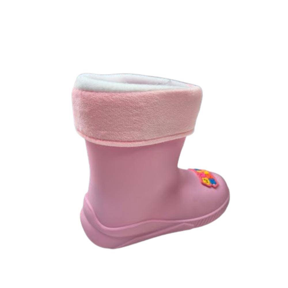 BOTA DE LLUVIA NIÑA ROSADO - 2