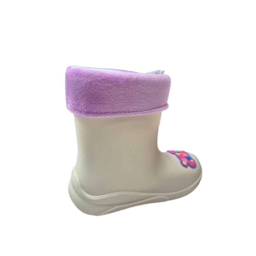 BOTA DE LLUVIA NIÑA BLANCO - 2