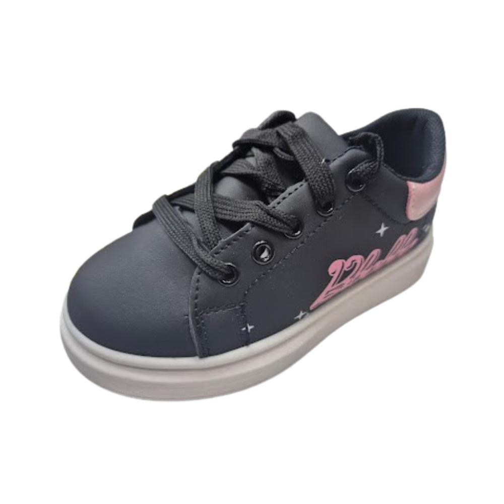 ZAPATILLA URBANA NIÑA NEGRO FUCSIA - 1