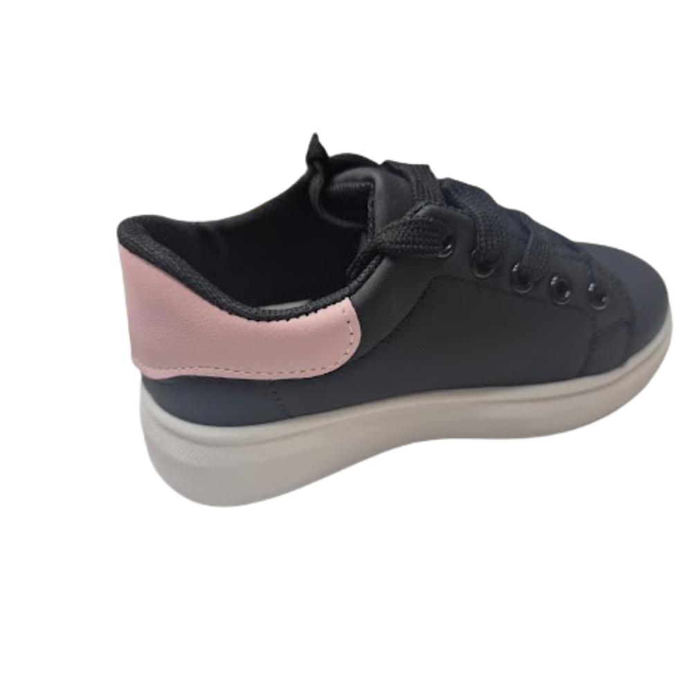 ZAPATILLA URBANA NIÑA NEGRO FUCSIA - 2