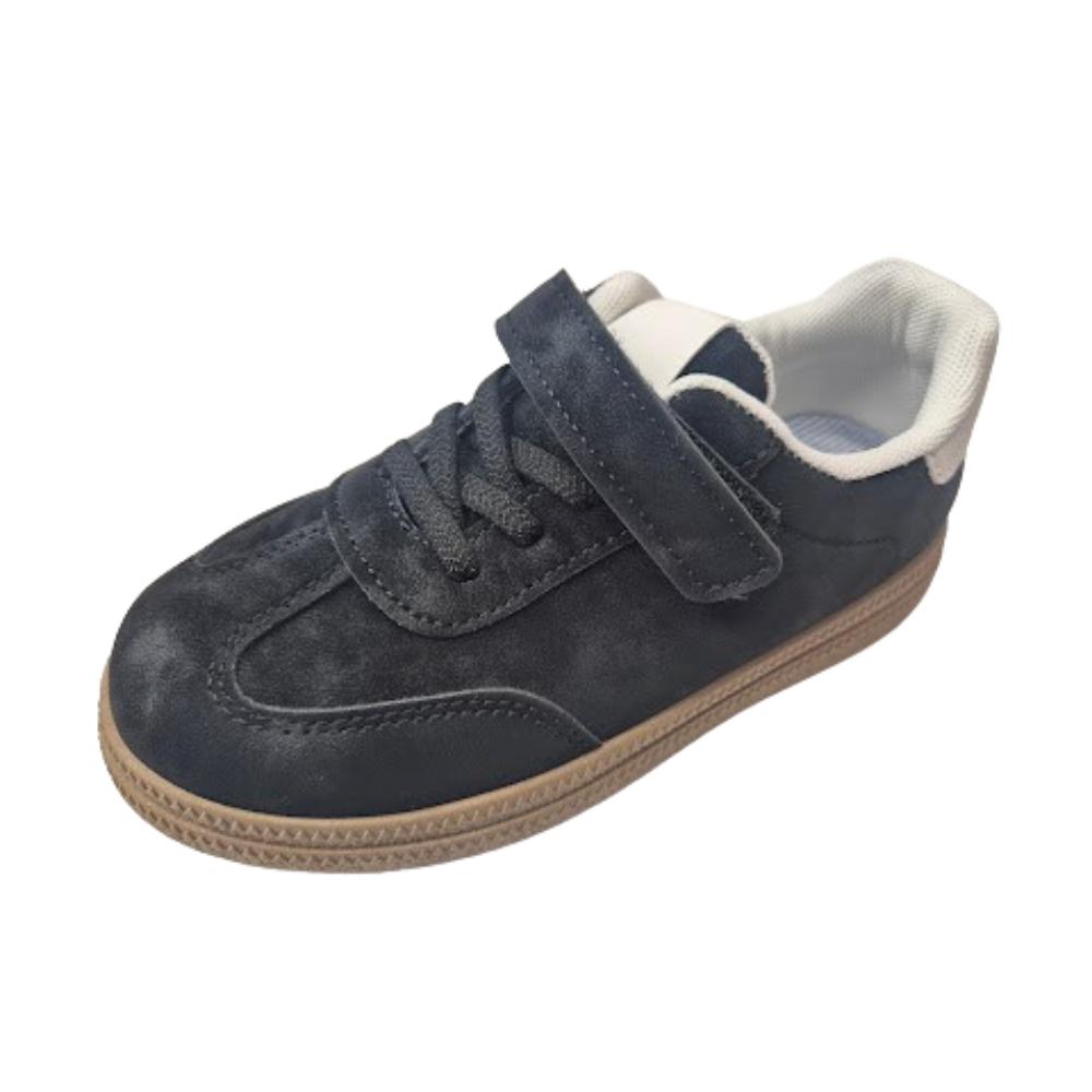 ZAPATILLA DEPORTIVA NIÑO VELCRO NEGRO - 1