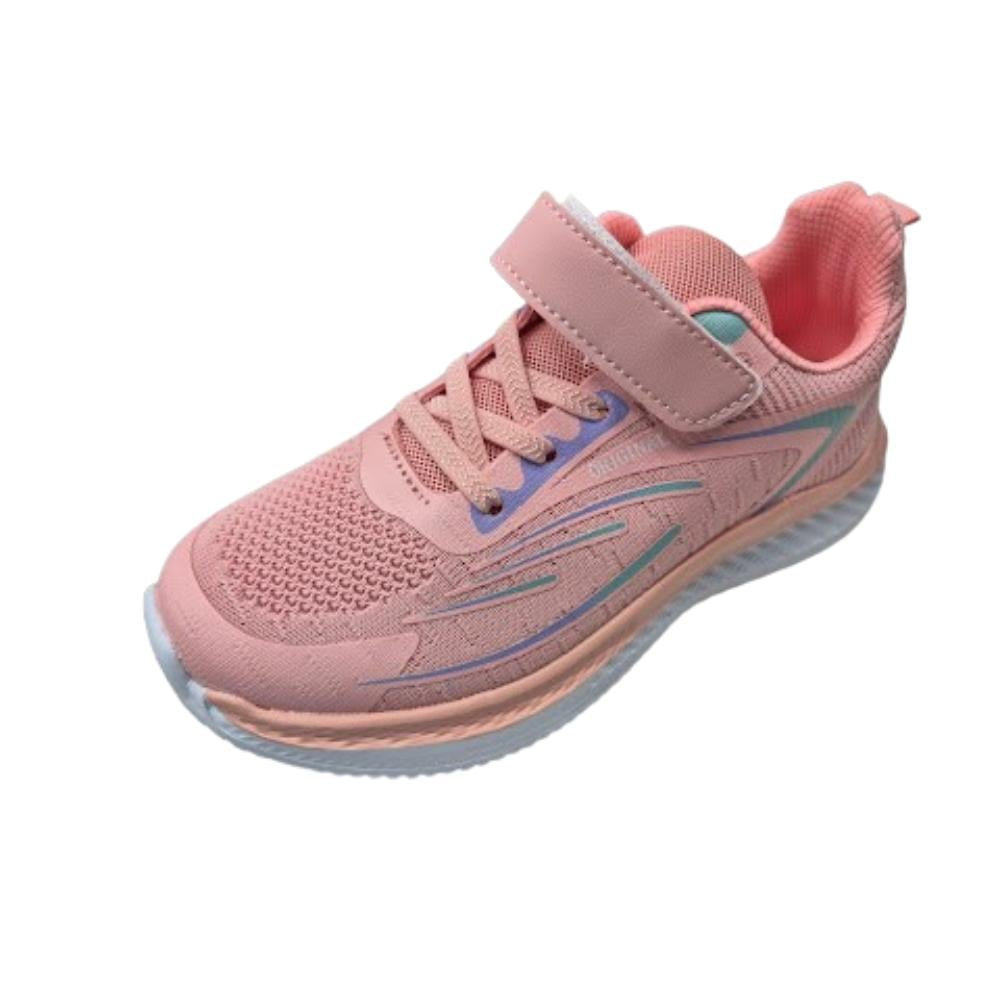 ZAPATILLA DEPORTIVA NIÑA ROSADO VELCRO - 1