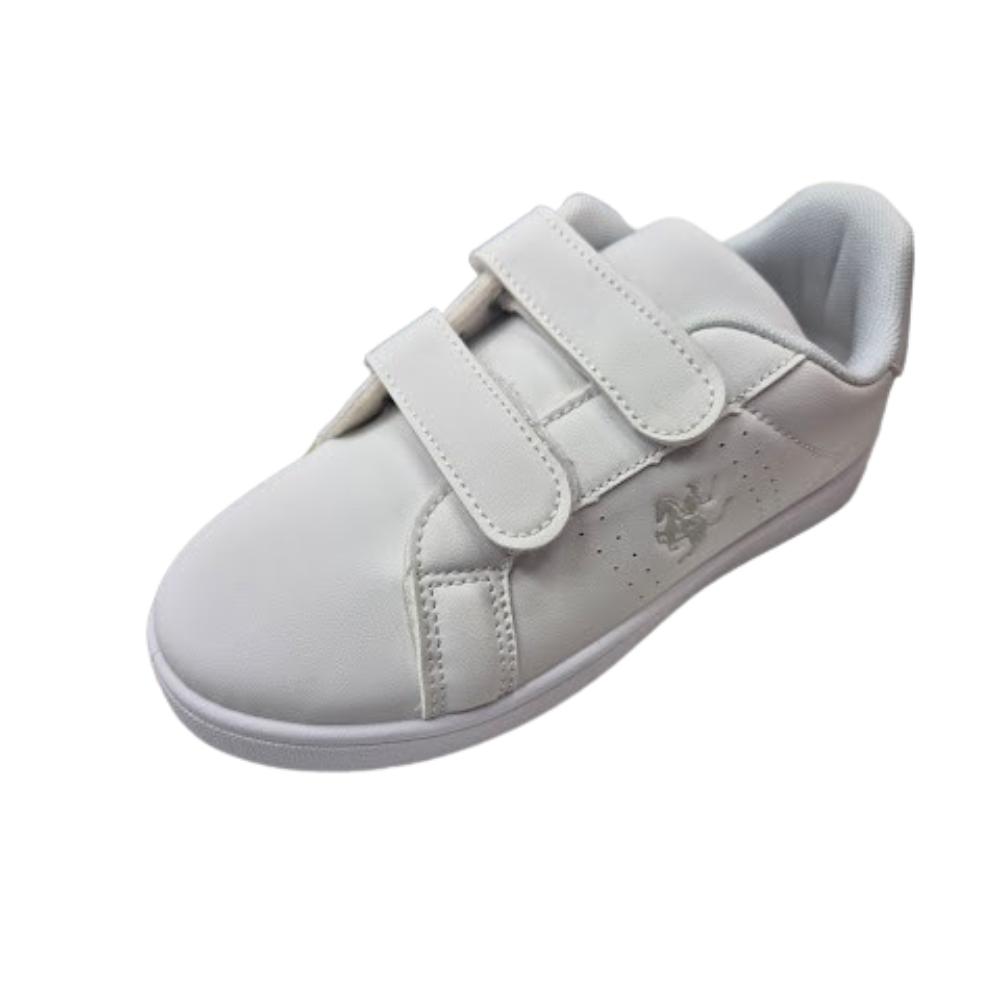 ZAPATILLA URBANA BLANCO VELCRO - 1