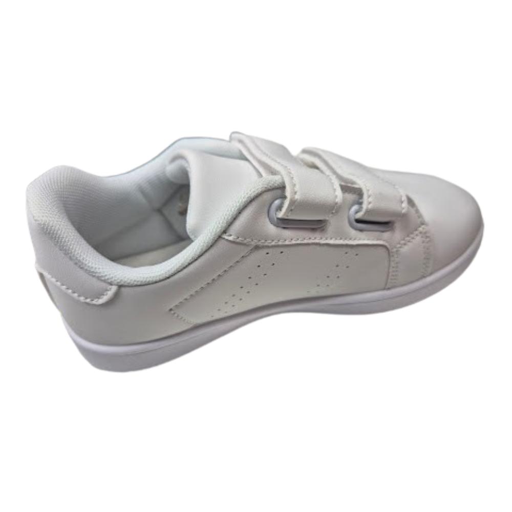 ZAPATILLA URBANA BLANCO VELCRO - 2