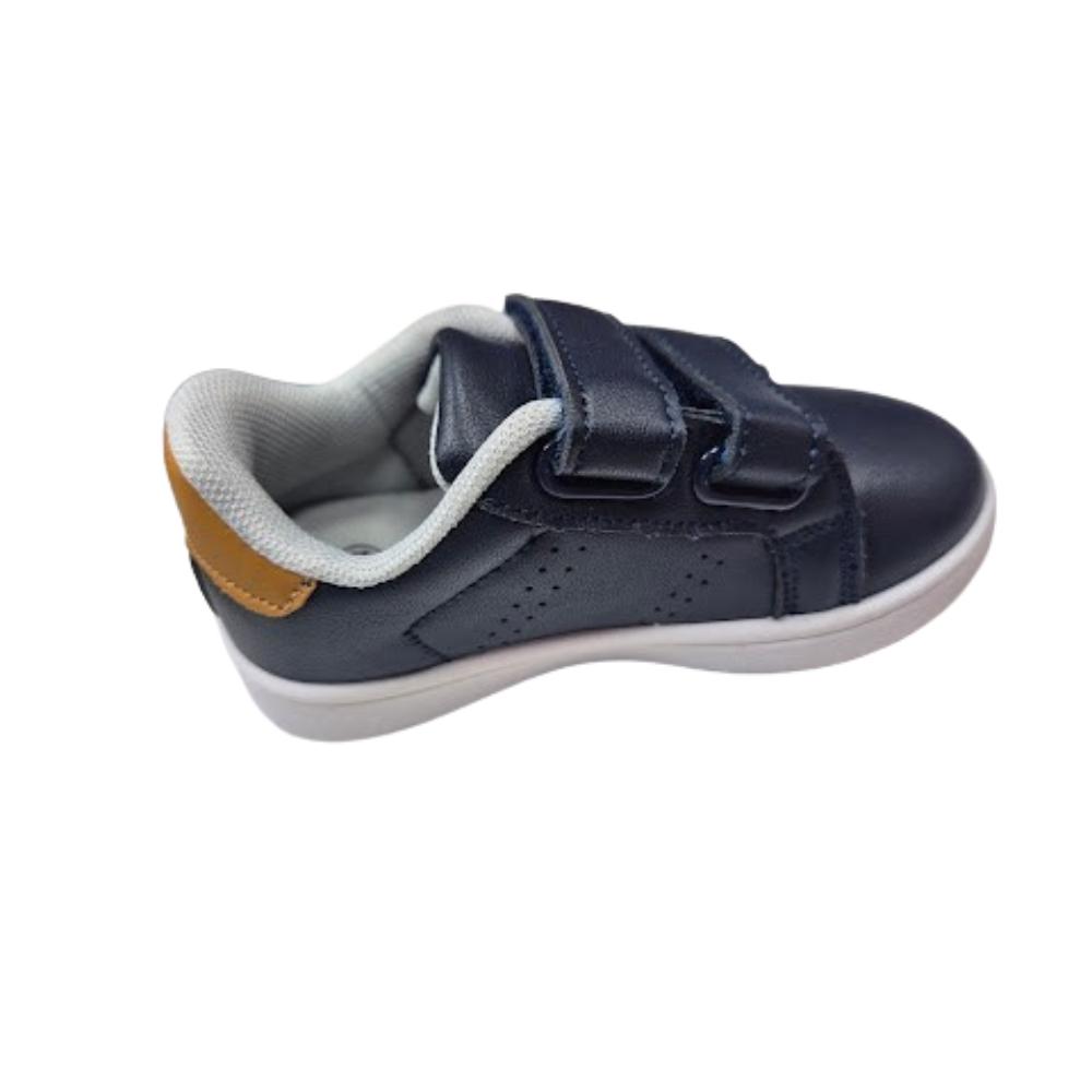 ZAPATILLA DEPORTIVA DOBLE VELCRO NIÑO AZUL - 2