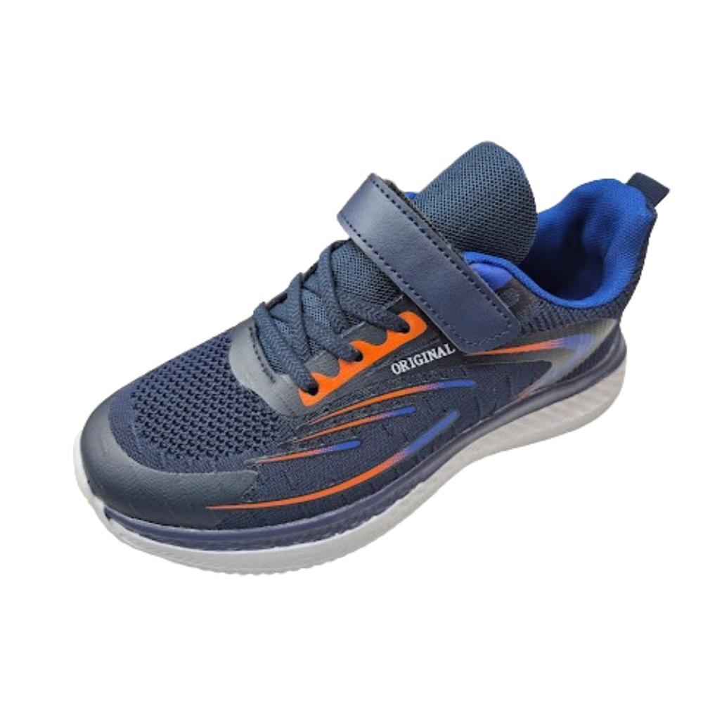 ZAPATILLA DEPORTIVA NIÑO VELCRO AZUL - 1