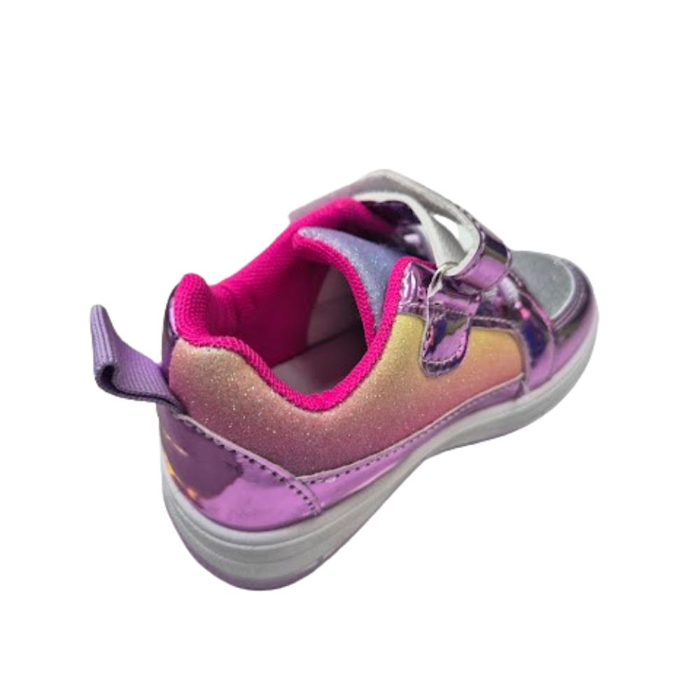 ZAPATILLA DEPORTIVA BRILLANTE NIÑA ROSADO - 2