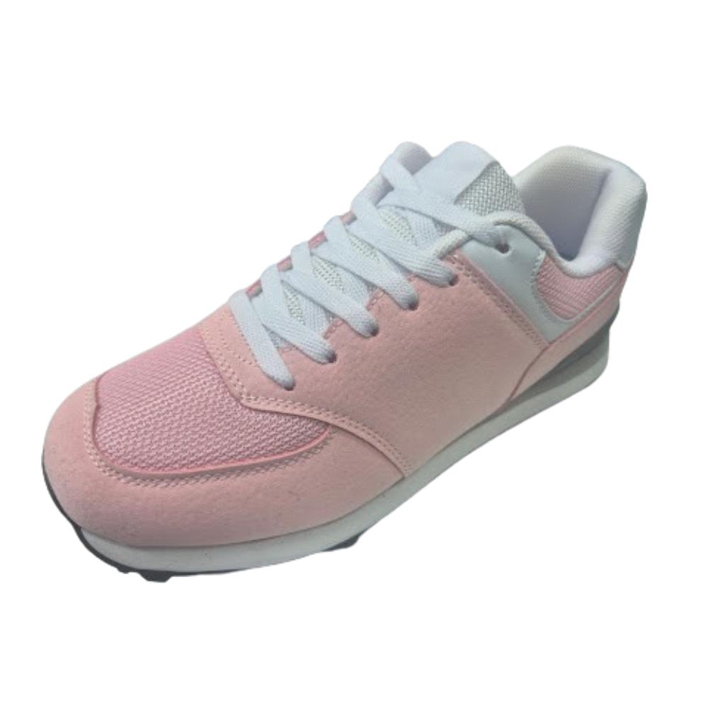 ZAPATILLA DEPORTIVA MUJER ROSADO ANTIDESLIZANTE - 1