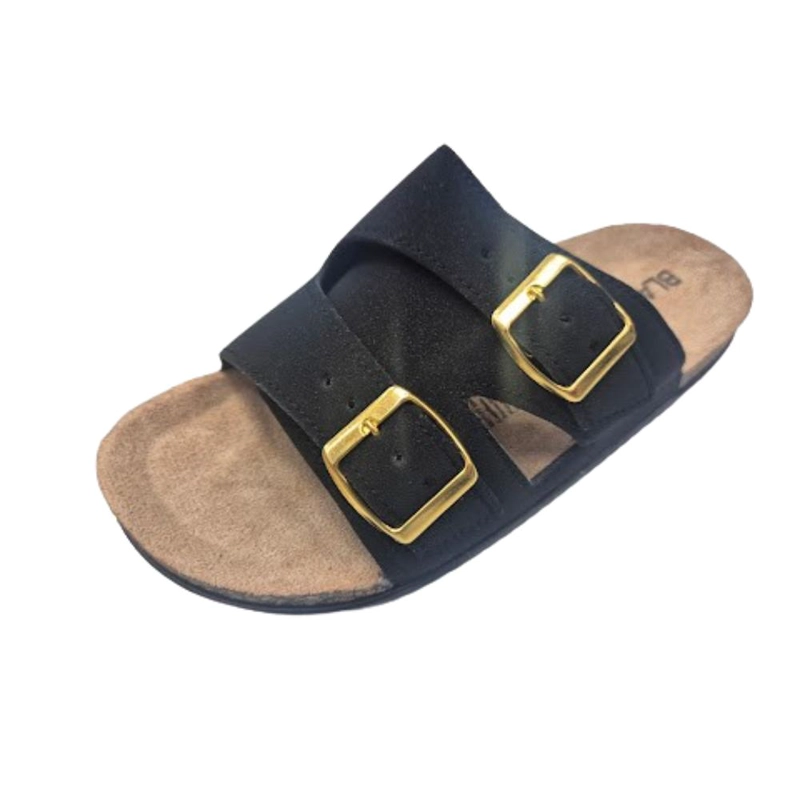SANDALIA BRILLANTE NEGRO MUJER - 1