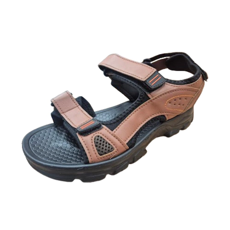 SANDALIA CASUAL HOMBRE CAMEL - 1