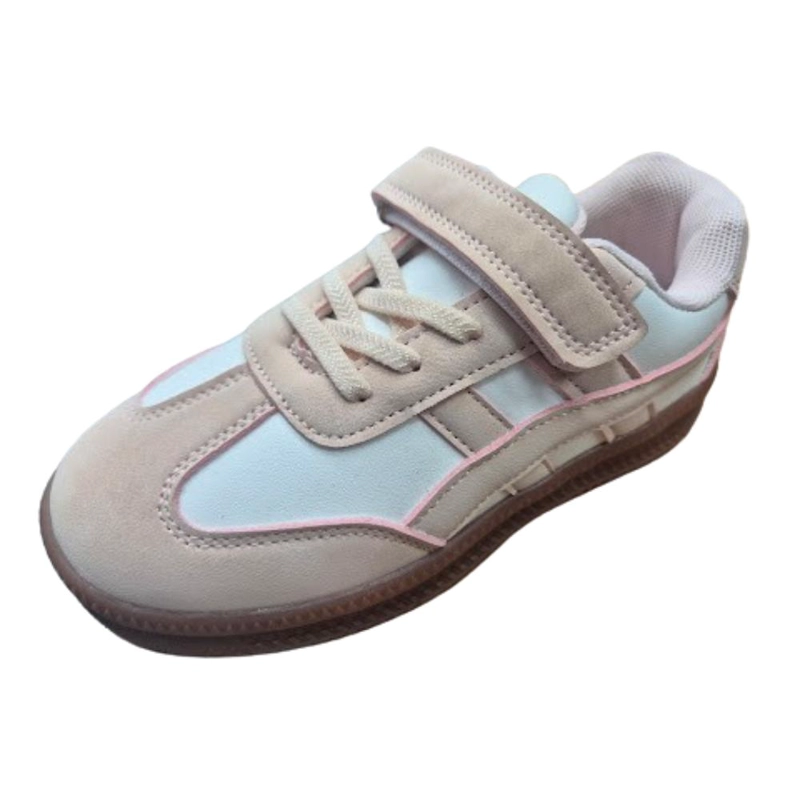 ZAPATILLA URBANA NIÑA ROSADO VELCRO - 1