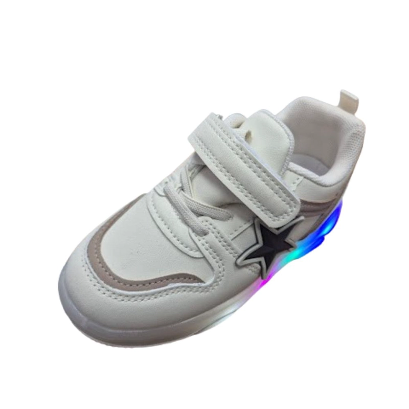 ZAPATILLA DEPORTIVA NIÑO LUCES BLANCO - 1