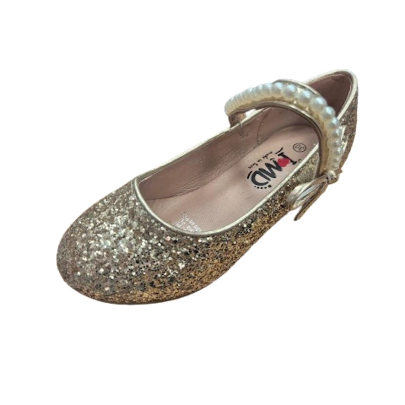 ZAPATO DE VESTIR NIÑA DORADO - 1