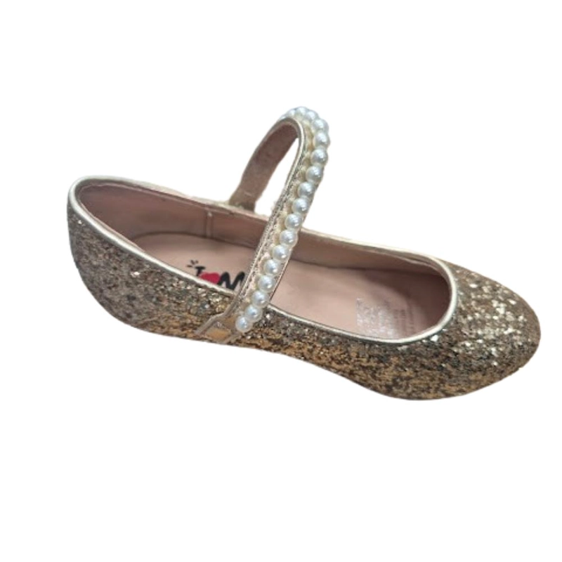 ZAPATO DE VESTIR NIÑA DORADO - 2