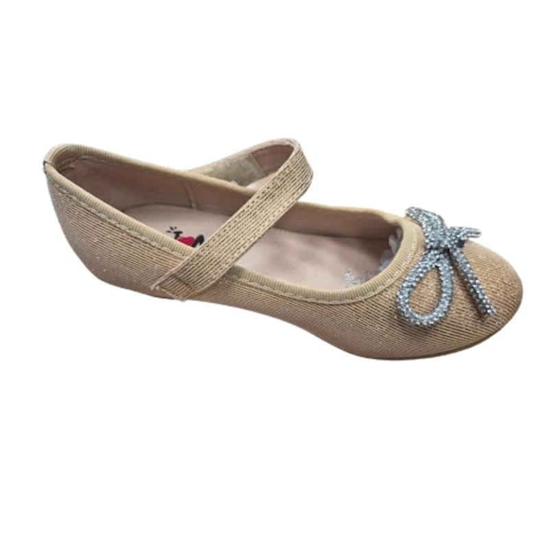 ZAPATO DE VESTIR NIÑA DORADO - 2