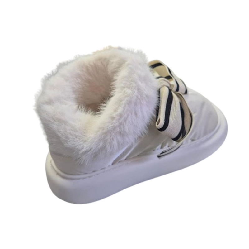 PANTUFLA CHIPORRO MUJER INVIERNO BLANCO - 1