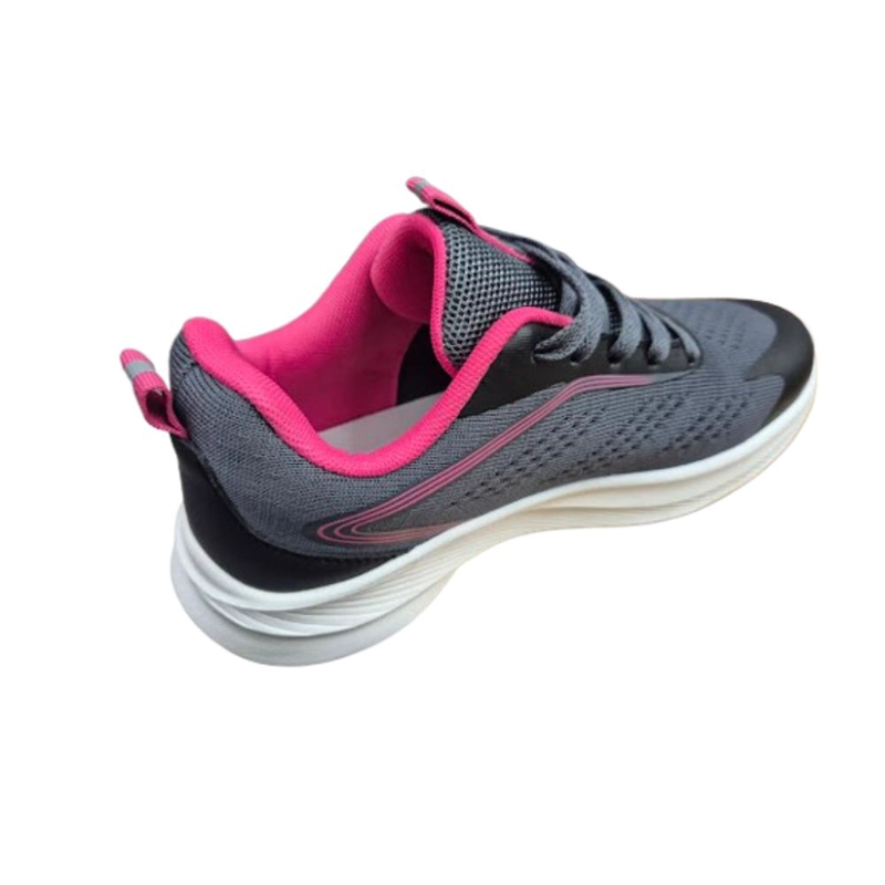 ZAPATILLA DEPORTIVA NEGRO FUCSIA MUJER - 2