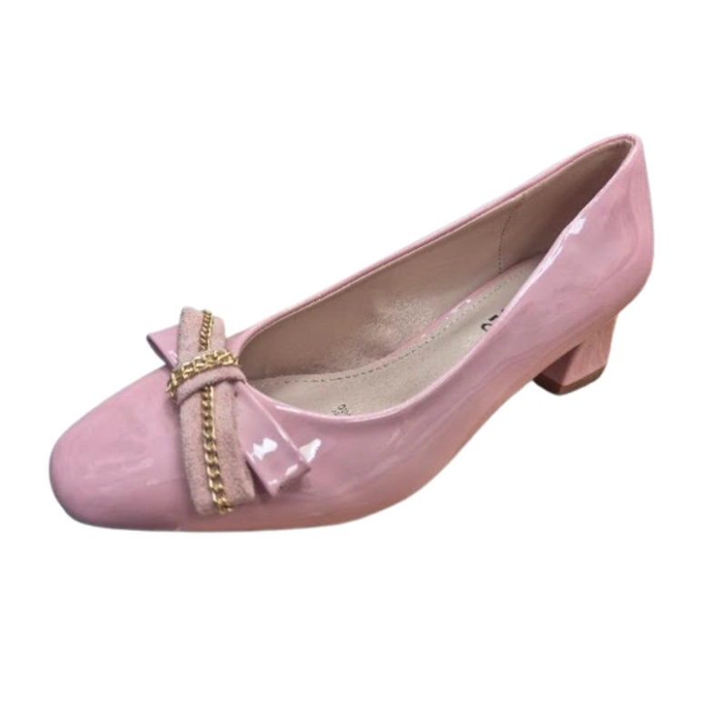 ZAPATO DE FIESTA MUJER ROSADO CHAROL - 1